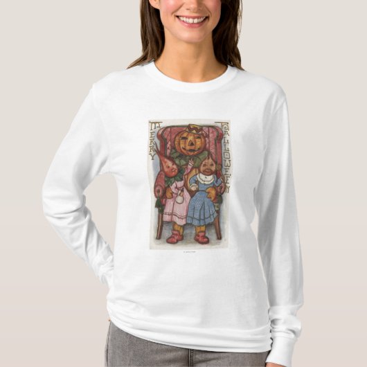 Köpfe Halloweens GreetingTurnip T-Shirt (Vorderseite)