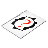 Köpfe mit einem Fragezeichen Notizblock (Linke Seite)