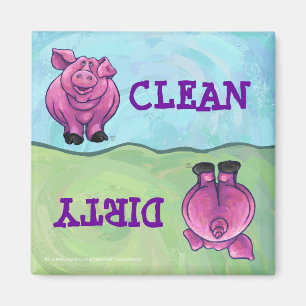 Köpfe und Schwanz Schweineschichtmagnete Magnet