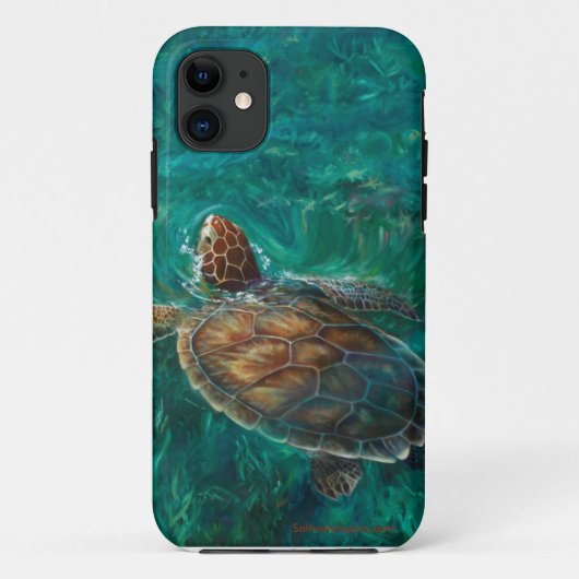 Köpfe Up Meeresschildkröte-Telefon-Kasten Case-Mate iPhone Hülle (Rückseite)