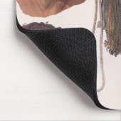 Köpfe von Botocudos amerikanischem Ureinwohner Mousepad (Ecke)