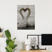 Köpfe zusammenstoßend poster (Heimbüro)