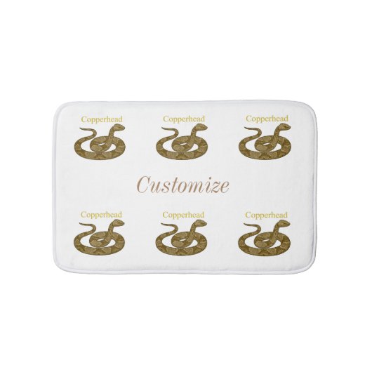 Kopferschlange Badematte (Vorderseite)