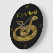 Kopferschlange Große Wanduhr (Winkel)