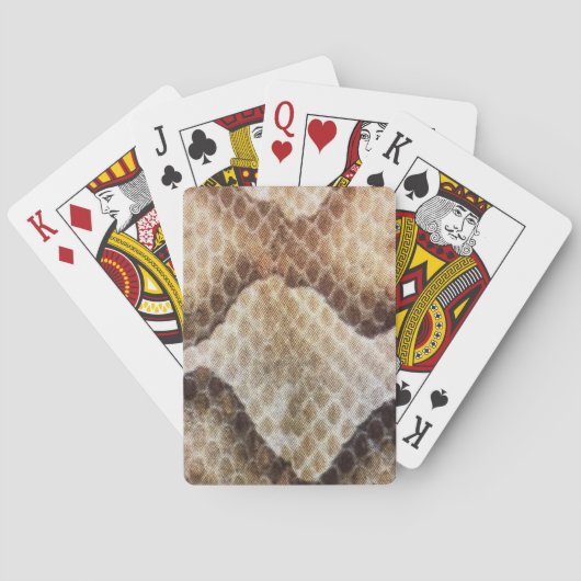 Kopferschlange Spielkarten (Rückseite)