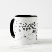 Kopffüßer-Kaffee-Tasse Tasse (Vorderseite Links)