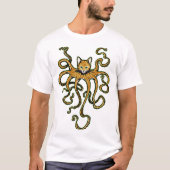 Kopffüßer-Katze T-Shirt (Vorderseite)
