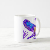 Kopffüßer-Mehrfarbengrafik-Tasse Kaffeetasse (VorderseiteRechts)