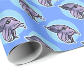 Kopffüßer-Packpapier Geschenkpapier (Rolleneckpunkt)