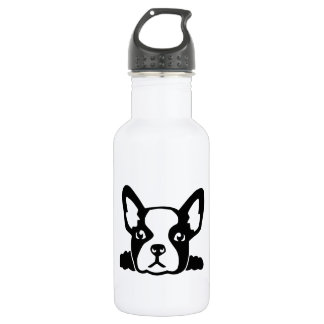Kopfgesicht der französischen Bulldogge Trinkflasche