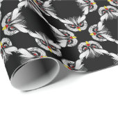 Kopfhaut Geschenkpapier (Rolleneckpunkt)