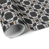 Kopfhaut Geschenkpapier (Rolleneckpunkt)