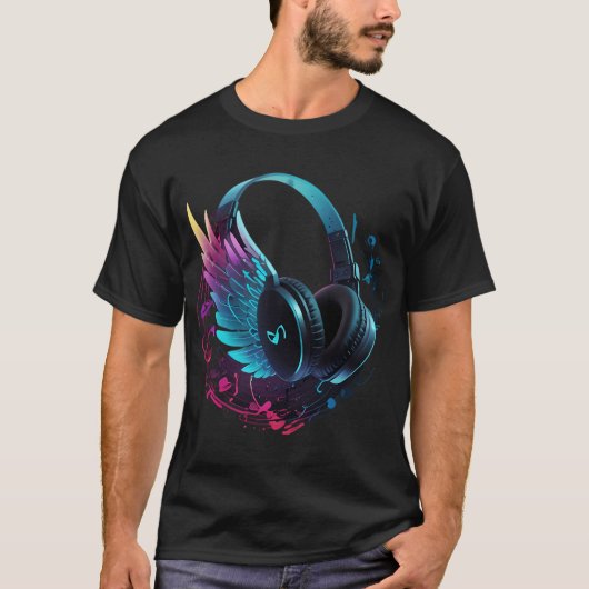 Kopfhörer 3 T-Shirt (Vorderseite)