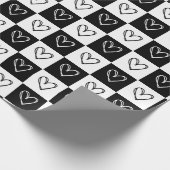 Kopfhörer an der Tafel Geschenkpapier (Ecke)