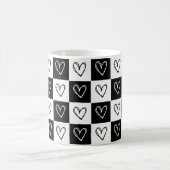 Kopfhörer an der Tafel Kaffeetasse (Mittel)