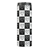 Kopfhörer an der Tafel Thermosbecher (Rückseite)