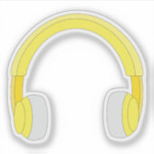 Kopfhörer Aufkleber (Vorderseite)