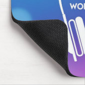 Kopfhörer aus der Welt Mousepad (Ecke)