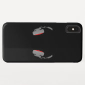 Kopfhörer Cool einfach und elegant Case-Mate iPhone Hülle (Rückseite (Horizontal))