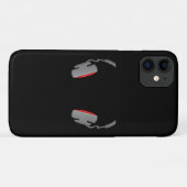 Kopfhörer Cool einfach und elegant Case-Mate iPhone Hülle (Rückseite (Horizontal))
