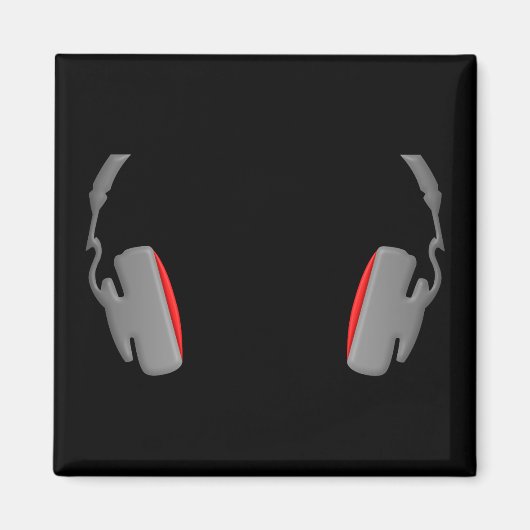 Kopfhörer Cool einfach und elegant Magnet (Vorne)