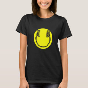 Kopfhörer Dj Deejay Music Pop Bass Techno Rock Po T-Shirt