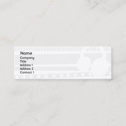 Kopfhörer - dünn mini visitenkarte (Vorderseite)