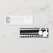 Kopfhörer - dünn mini visitenkarte (Vorne/Hinten)