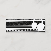 Kopfhörer - dünn mini visitenkarte (Rückseite)