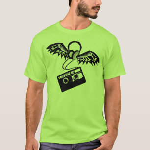 Kopfhörer, Flügel u. Kassette T-Shirt