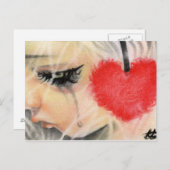 Kopfhörer für Puppe Postkarte (Vorne/Hinten)