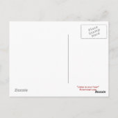 Kopfhörer für Puppe Postkarte (Rückseite)