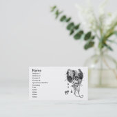 Kopfhörer (G) Visitenkarte (Stehend Vorderseite)