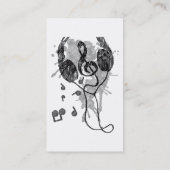 Kopfhörer (G) Visitenkarte (Rückseite)