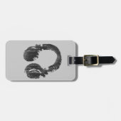 Kopfhörer Gepäckanhänger (Vorderseite horizontal)