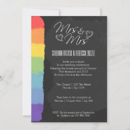 Kopfhörer-Heart-Doodle-Hochzeit mit Stolz Einladung