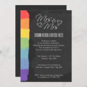 Kopfhörer-Heart-Doodle-Hochzeit mit Stolz Einladung (Vorne/Hinten)