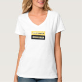 "Kopfhörer in Problems Out" - Musiküberholungsdesi T-Shirt (Vorderseite)