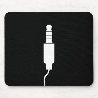 Kopfhörer-Jack-Piktogramm Mousepad