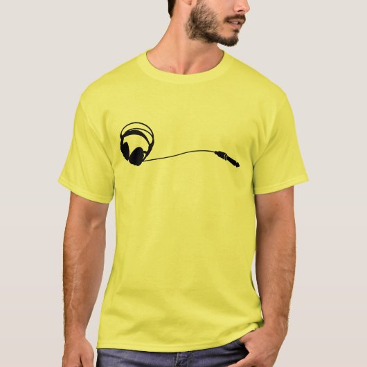 Kopfhörer-Jack T-Shirt (Vorderseite)