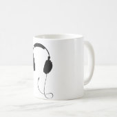Kopfhörer Kaffeetasse (VorderseiteRechts)
