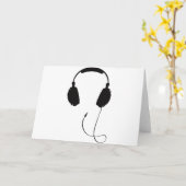Kopfhörer Karte (Gelbe Blume)