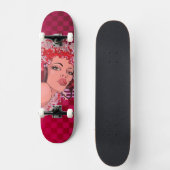 Kopfhörer-Kopfhörer-Schecker-Skateboard Skateboard (Vorderseite)