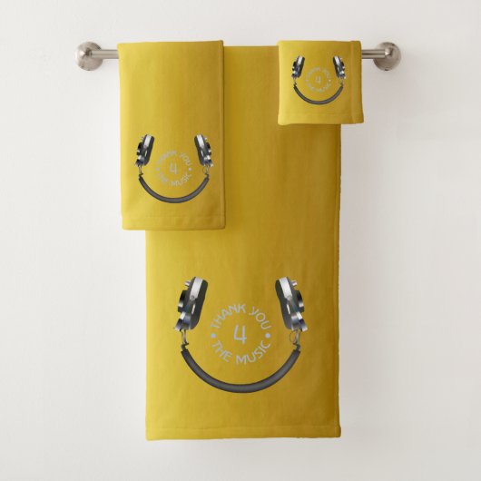 Kopfhörer lächeln badhandtuch set (Insitu)