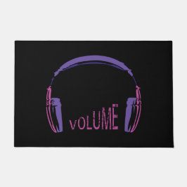 Kopfhörer Lautstärke Fußmatte