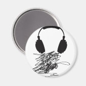 Kopfhörer Magnet (Vorderseite/Rückseite)