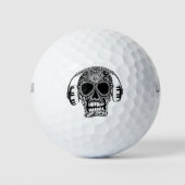 Kopfhörer mit Kopfhörer Golf Balls Golfball (Vorderseite)