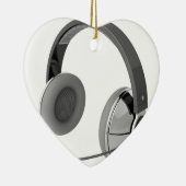 Kopfhörer mit Mikrofon Keramik Ornament (Rechts)