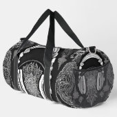 Kopfhörer-Modus AI-Kunst Duffle Bag (Rechte Ecke)