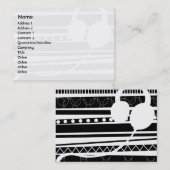 Kopfhörer - mollig visitenkarte (Vorne/Hinten)